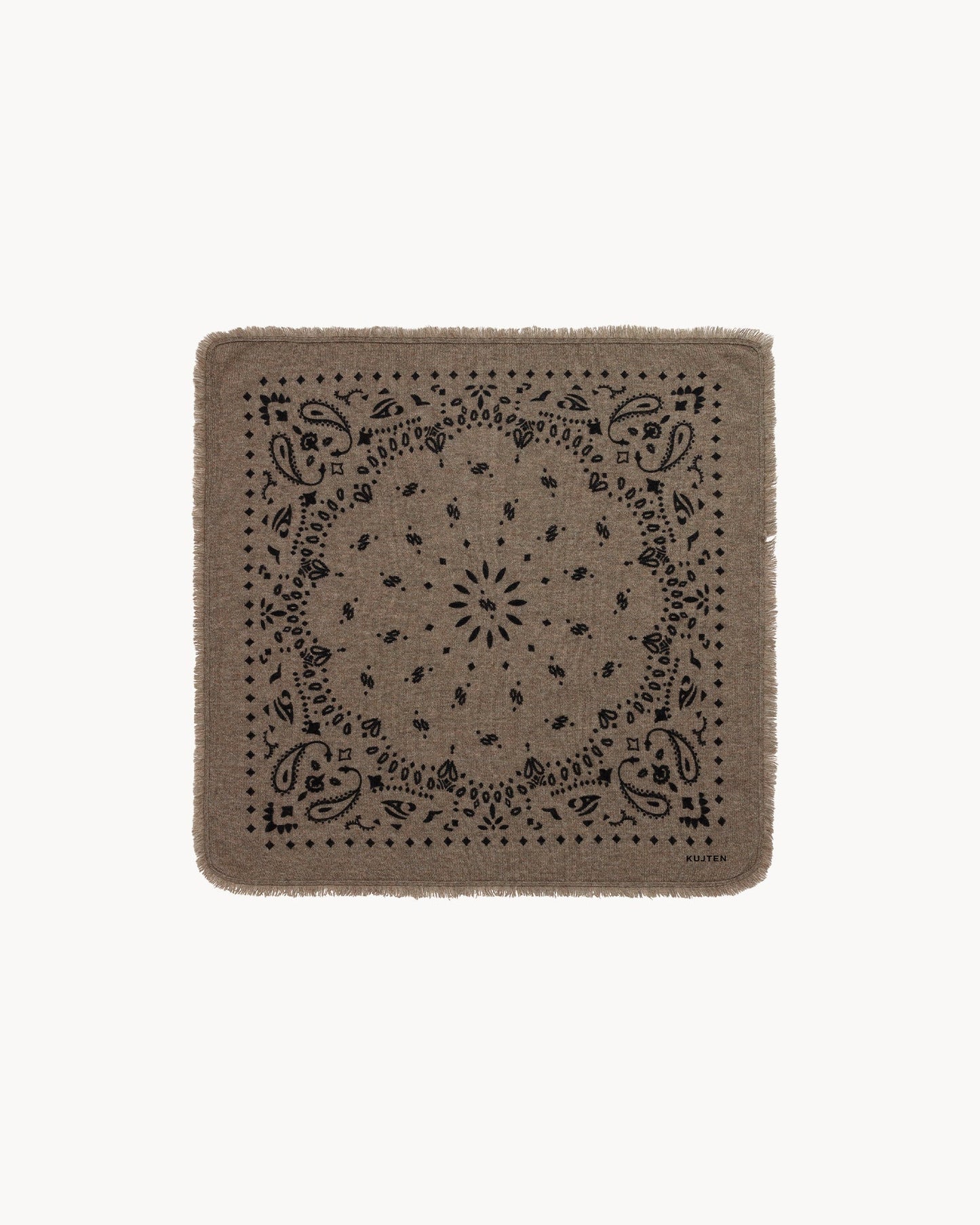 Petit Bandana Hachi kaki chiné