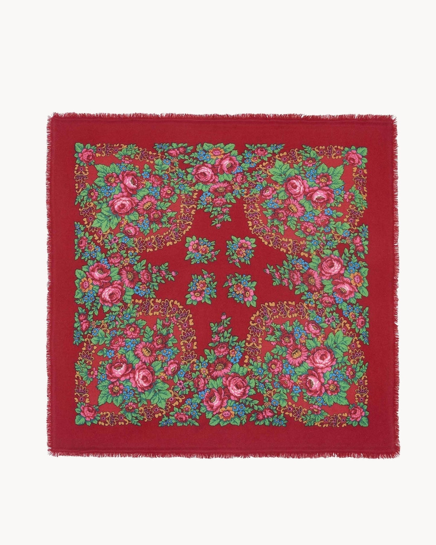 Grand Bandana Hachiko Flower rouge