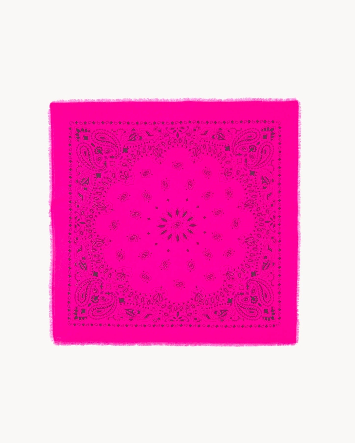 Grand Bandana Hachiko Bico rose néon