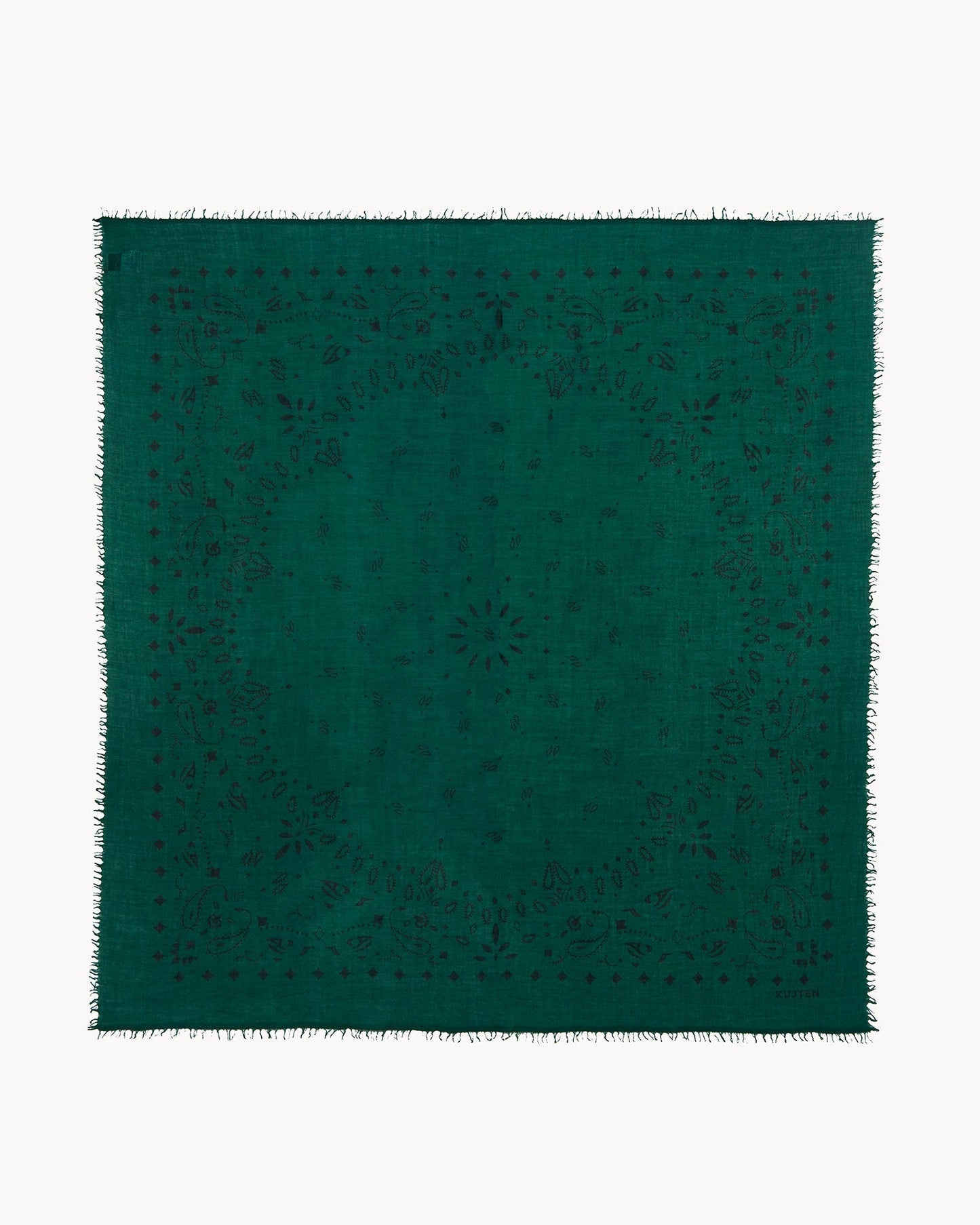 Très Grand Bandana Effy vert foret