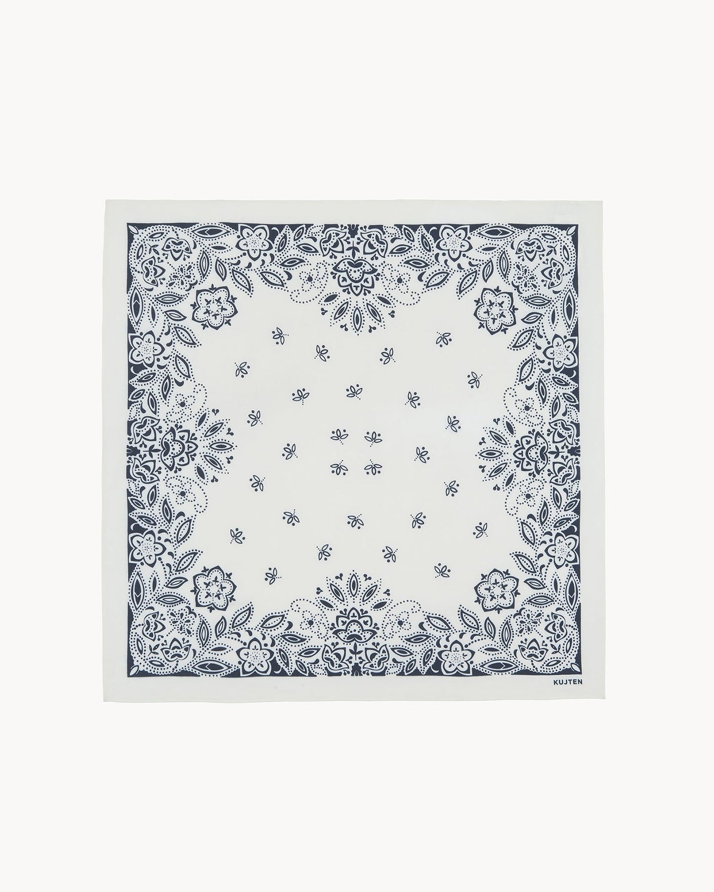 Grand Bandana Helia blanc