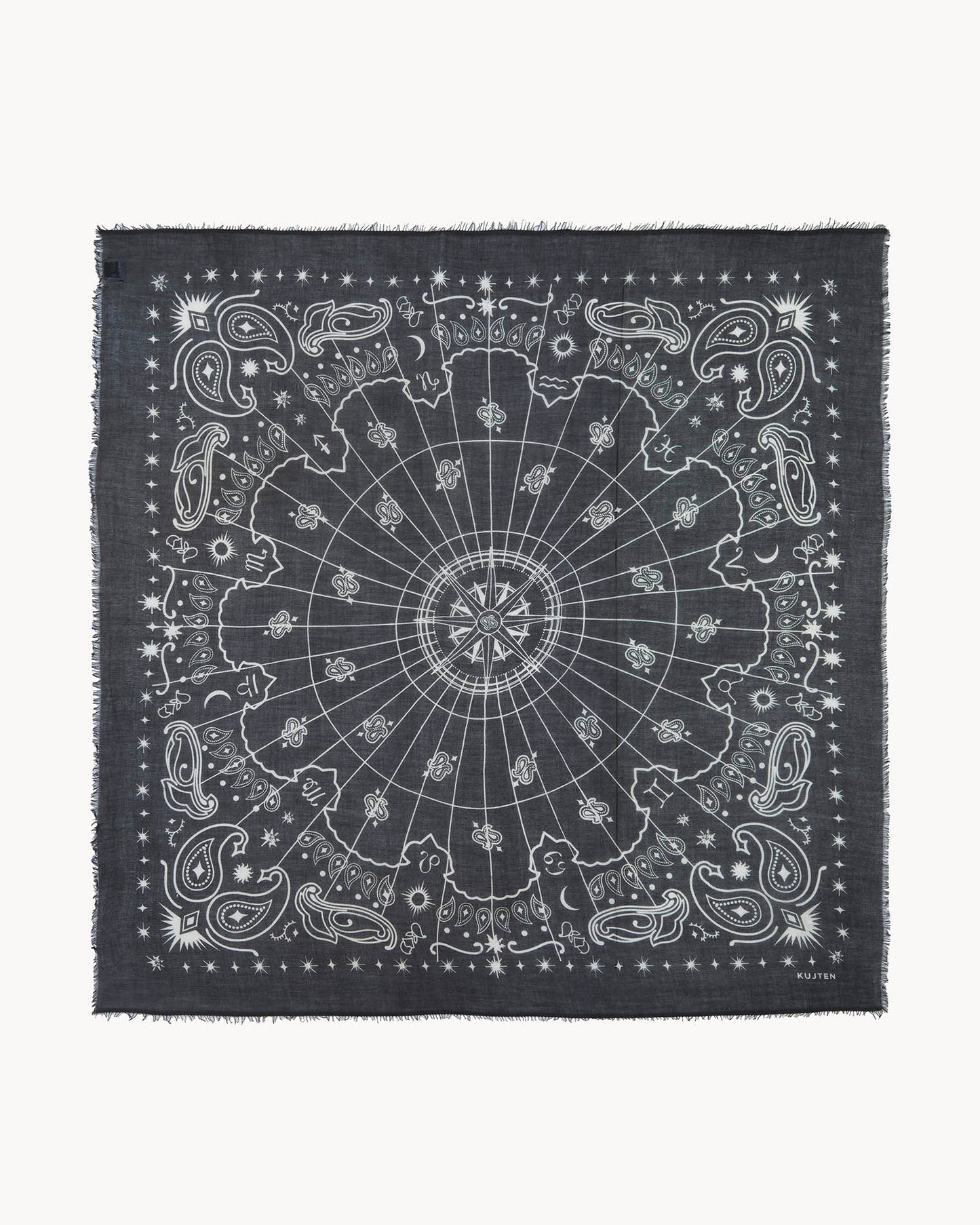 Très Grand Bandana Effy Astro noir