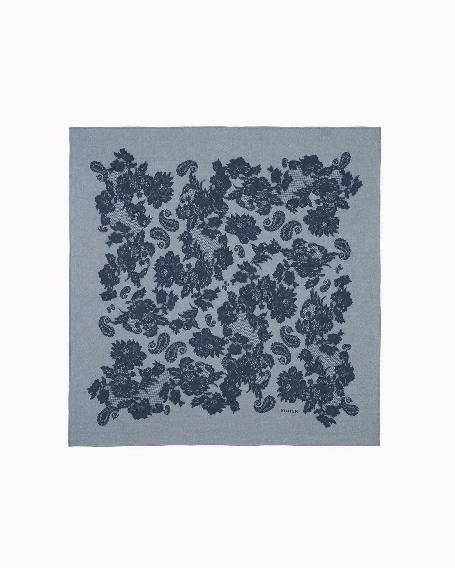Grand Bandana Helia Lace gris flanelle