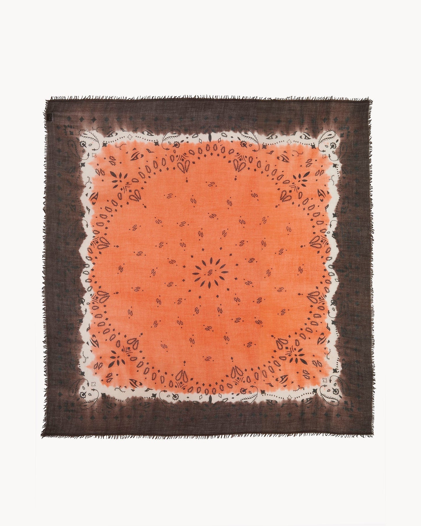 Très Grand Bandana Effy Square Dye moka intense