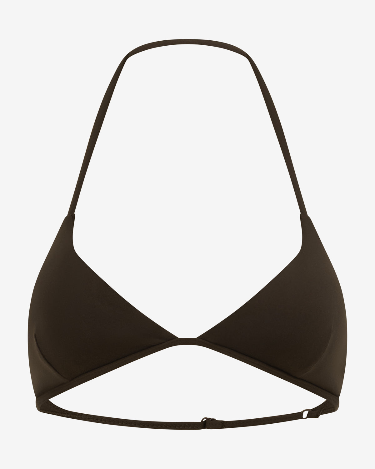 CSB Form Micro Halter V Crop | Dark Chocolate