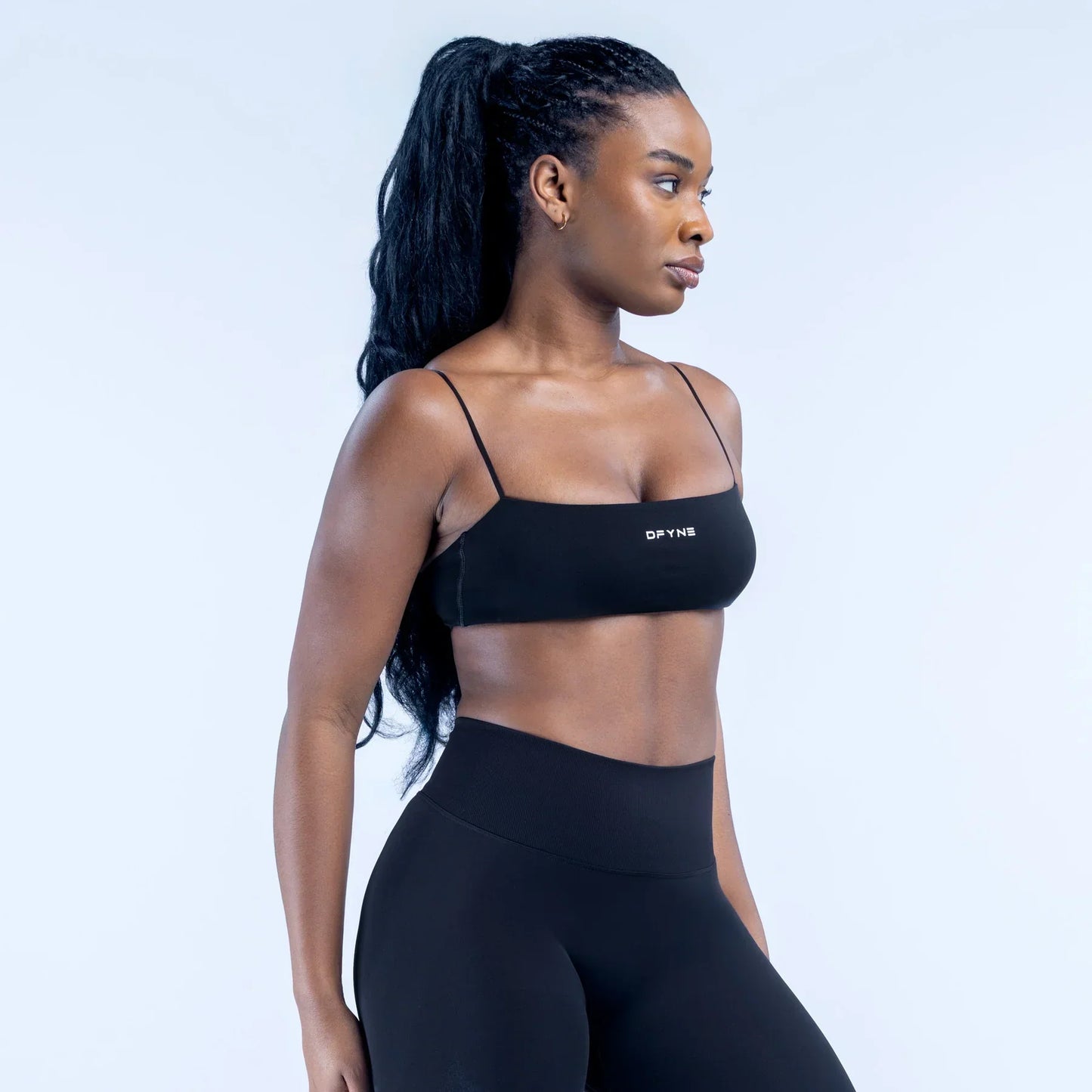 DFYNE Defy Strappy Bra Midnight Black
