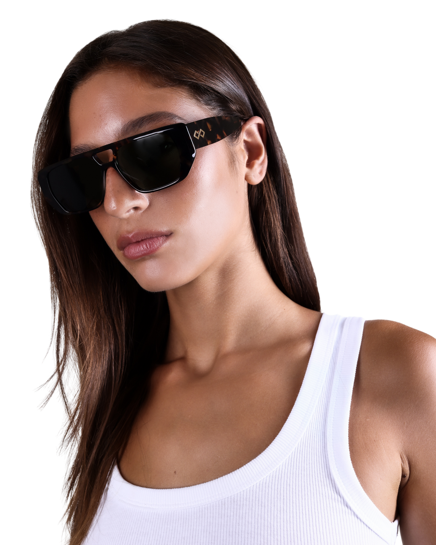 Frankie - Green on Tortoise Sunglasses