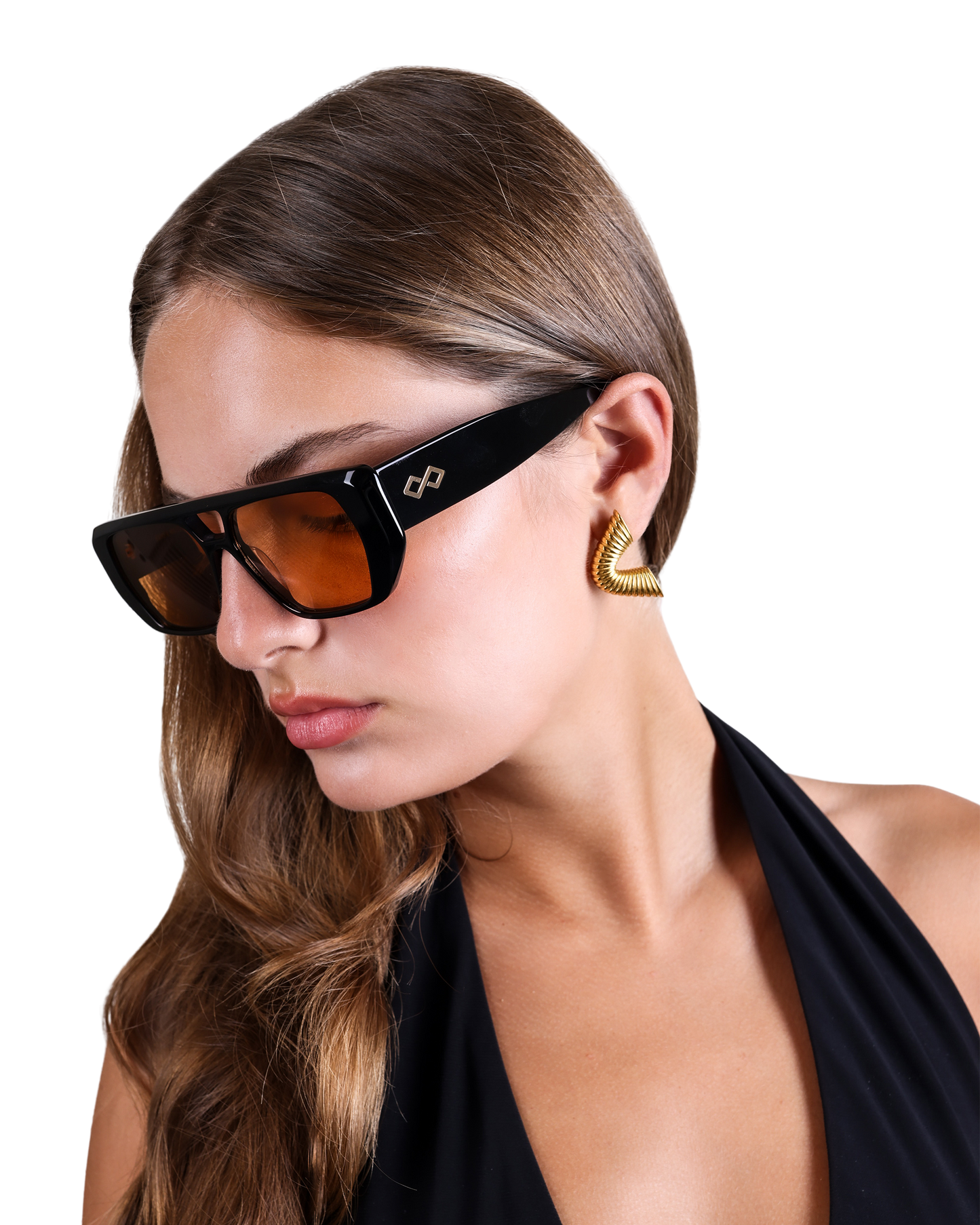 Frankie - Orange Sunglasses