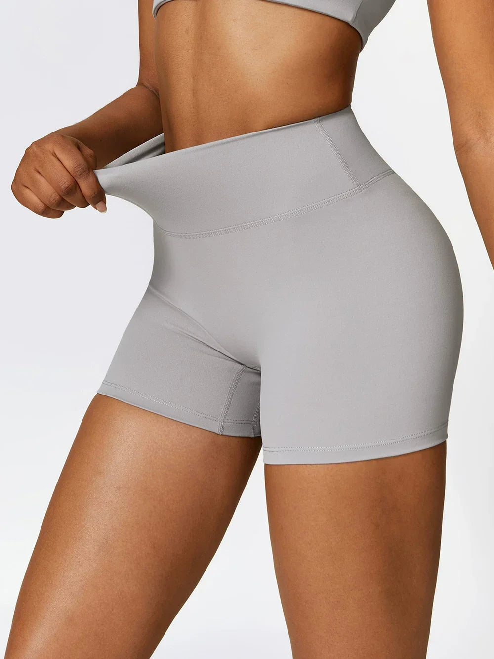 LOA Sculpt Elite Biker Short Grey