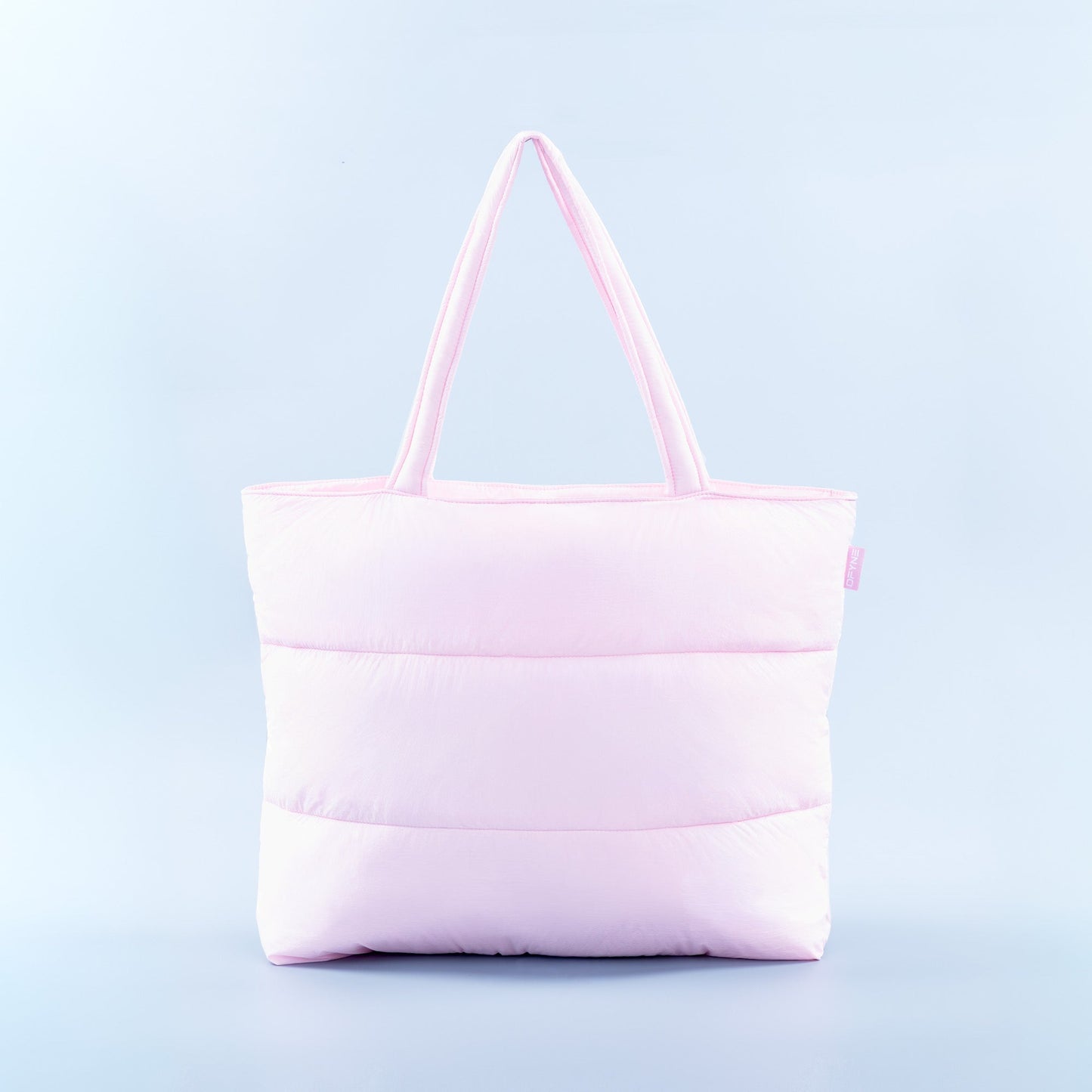 DFYNE Puffer Tote Bag Light Rose Pink