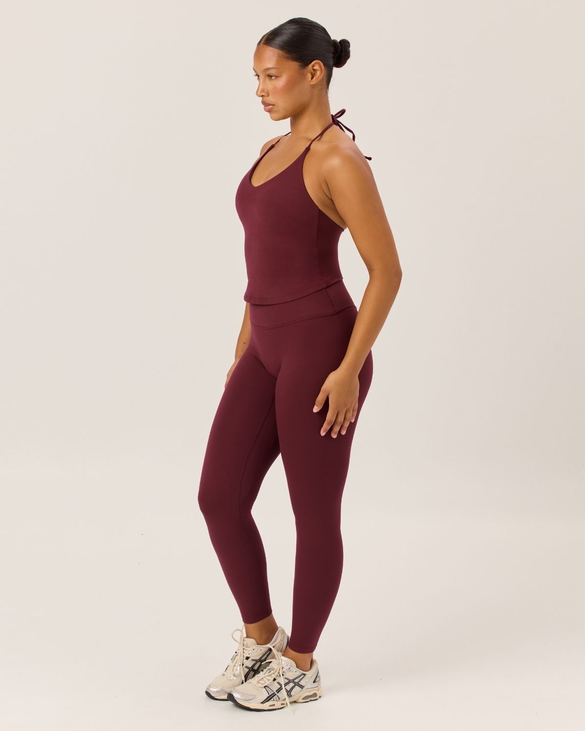 CSB Serenity Invisible Scrunch Leggings | Burgundy