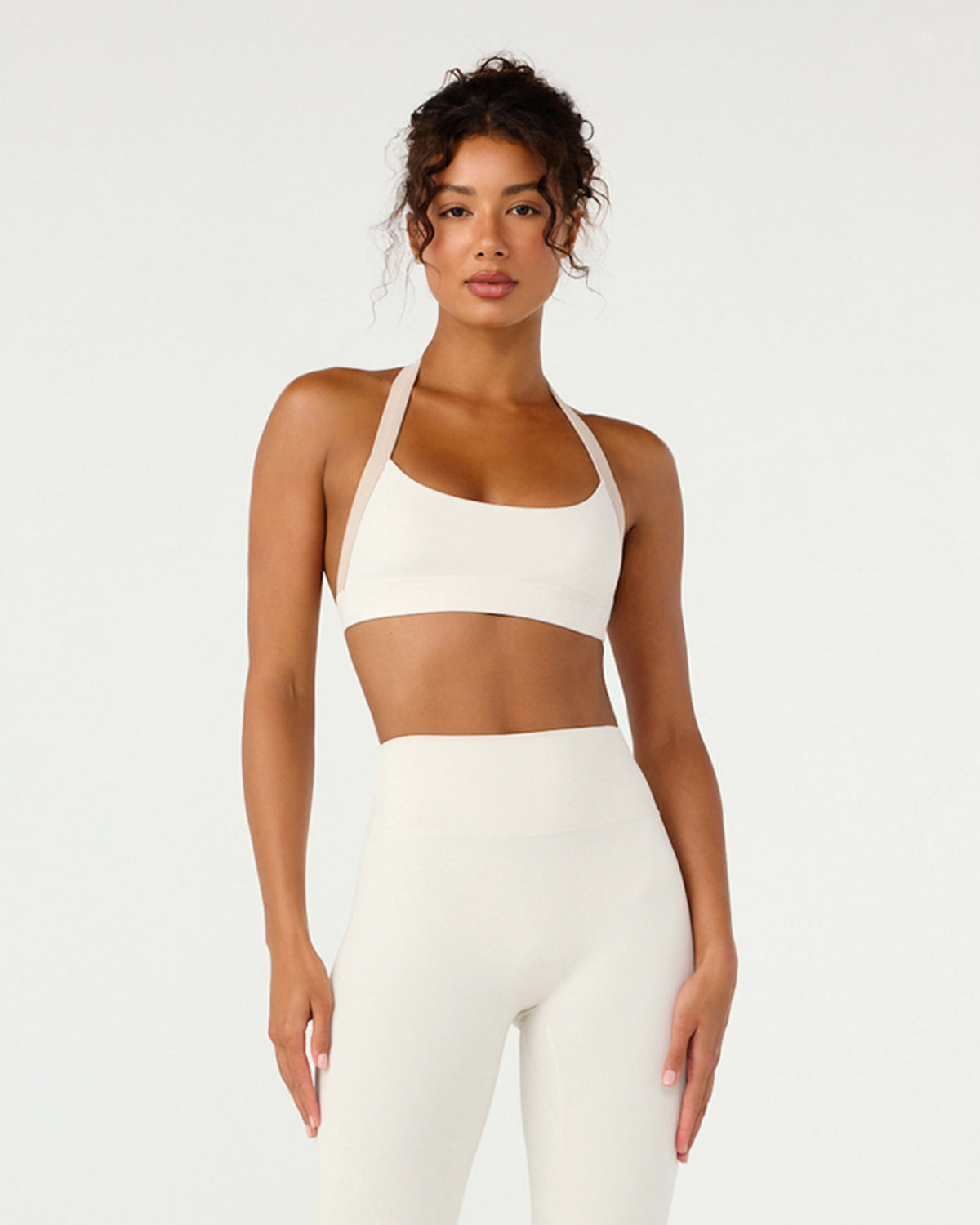 CSB Form Alani Crop | Vanilla Two Tone