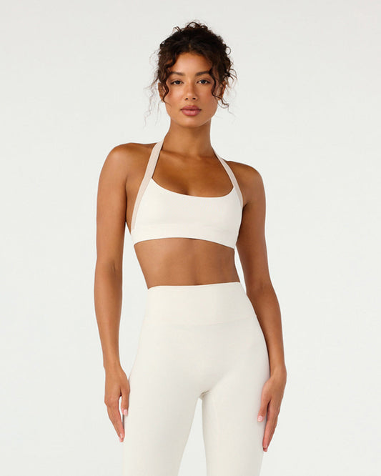 CSB Form Alani Crop | Vanilla Two Tone