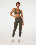 CSB Fade Crossover Leggings | Deep Olive