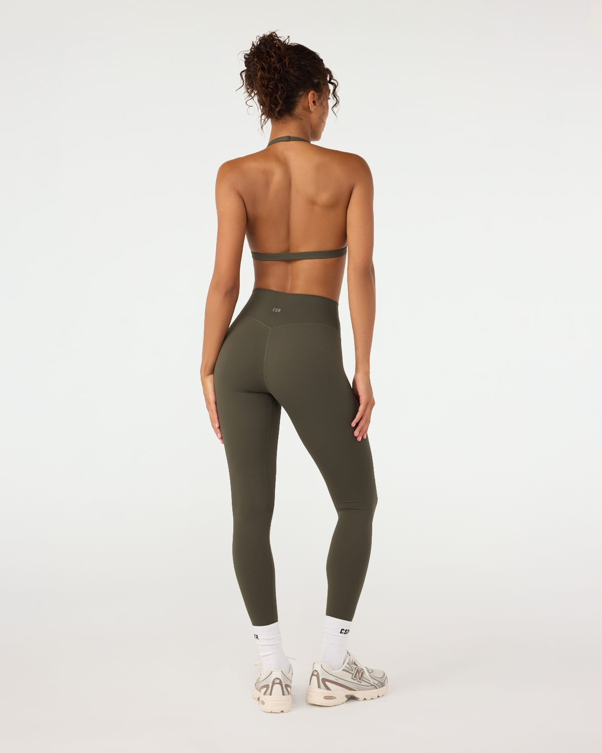 CSB Fade Crossover Leggings | Deep Olive