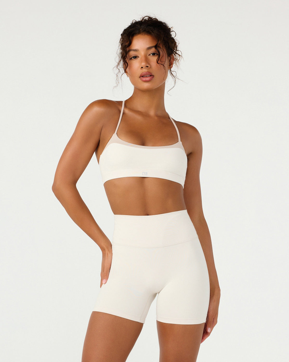 CSB Form Gia Crop | Vanilla Two Tone