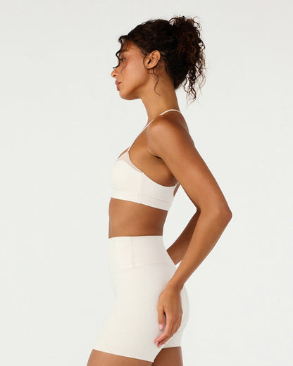 CSB Form Gia Crop | Vanilla Two Tone
