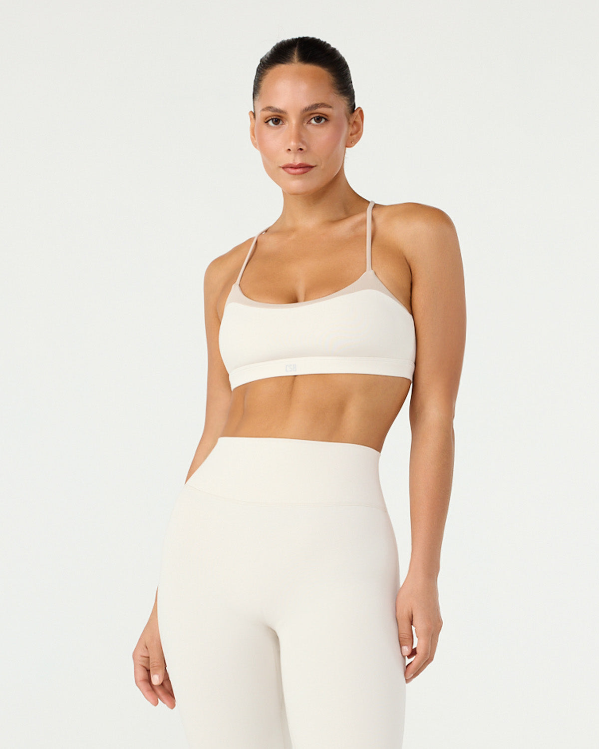 CSB Form Gia Crop | Vanilla Two Tone