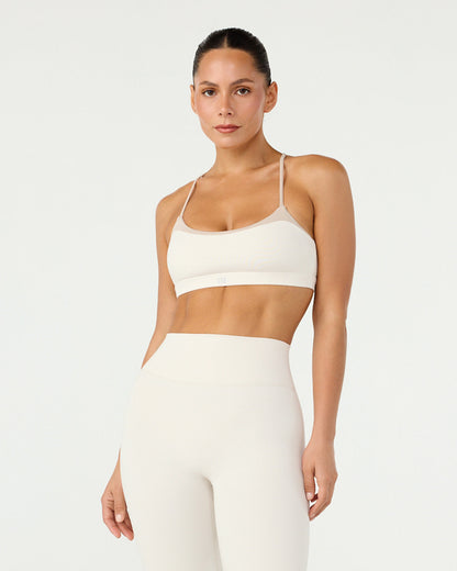 CSB Form Gia Crop | Vanilla Two Tone