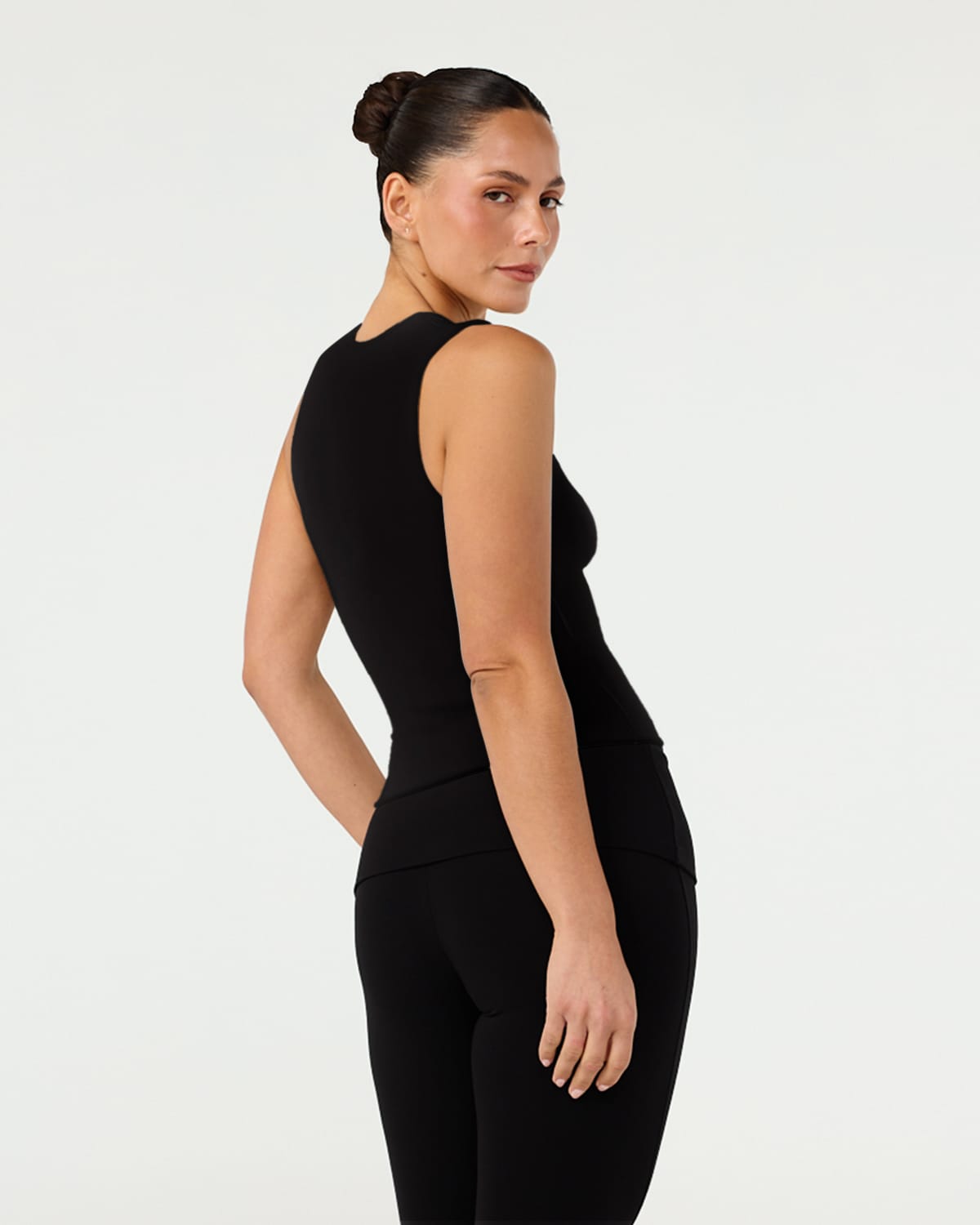 CSB Jersey V Neck Tank | Black