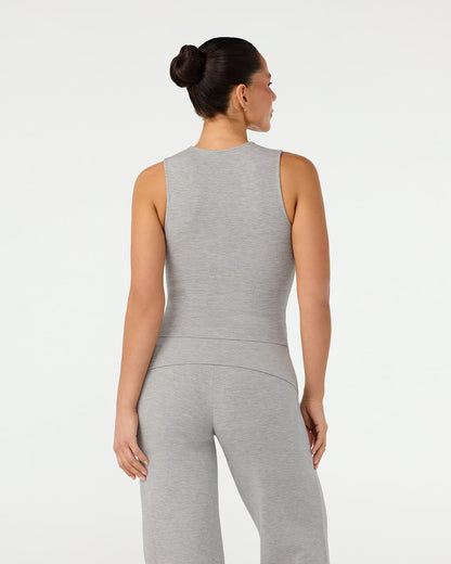 CSB Jersey V Neck Tank | Grey Marle