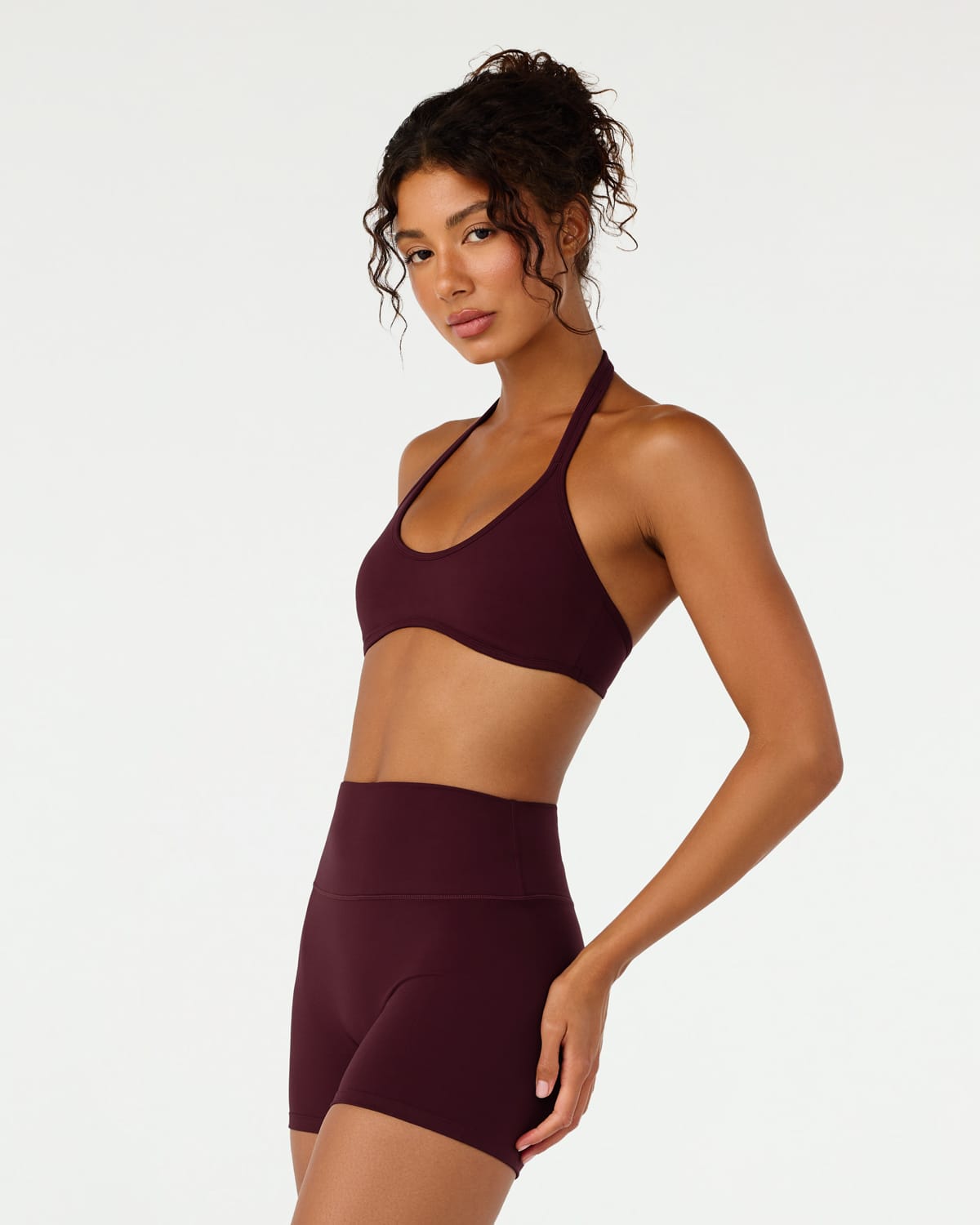 CSB Serenity Soft Halter Contour Crop | Wine