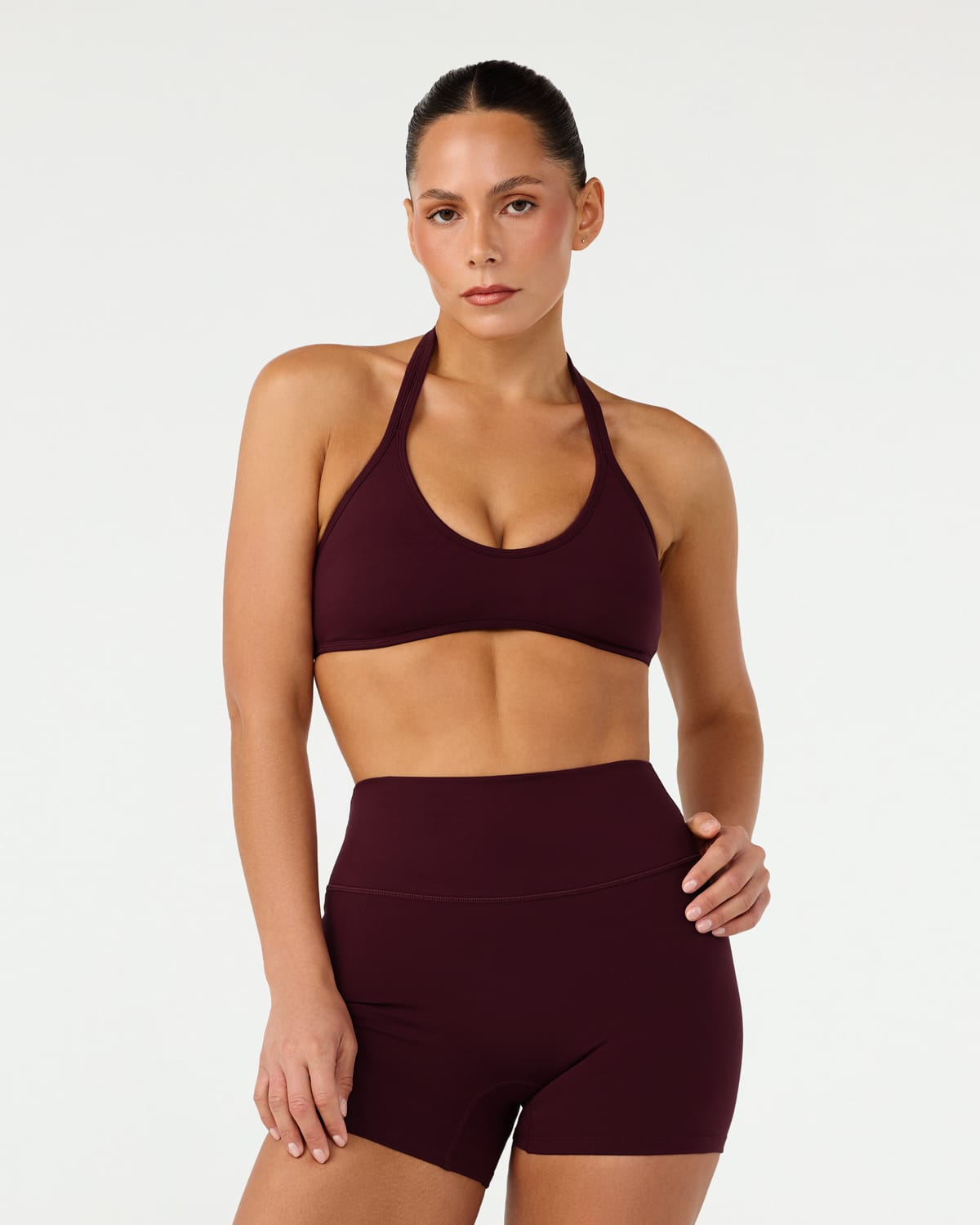 CSB Serenity Soft Halter Contour Crop | Wine