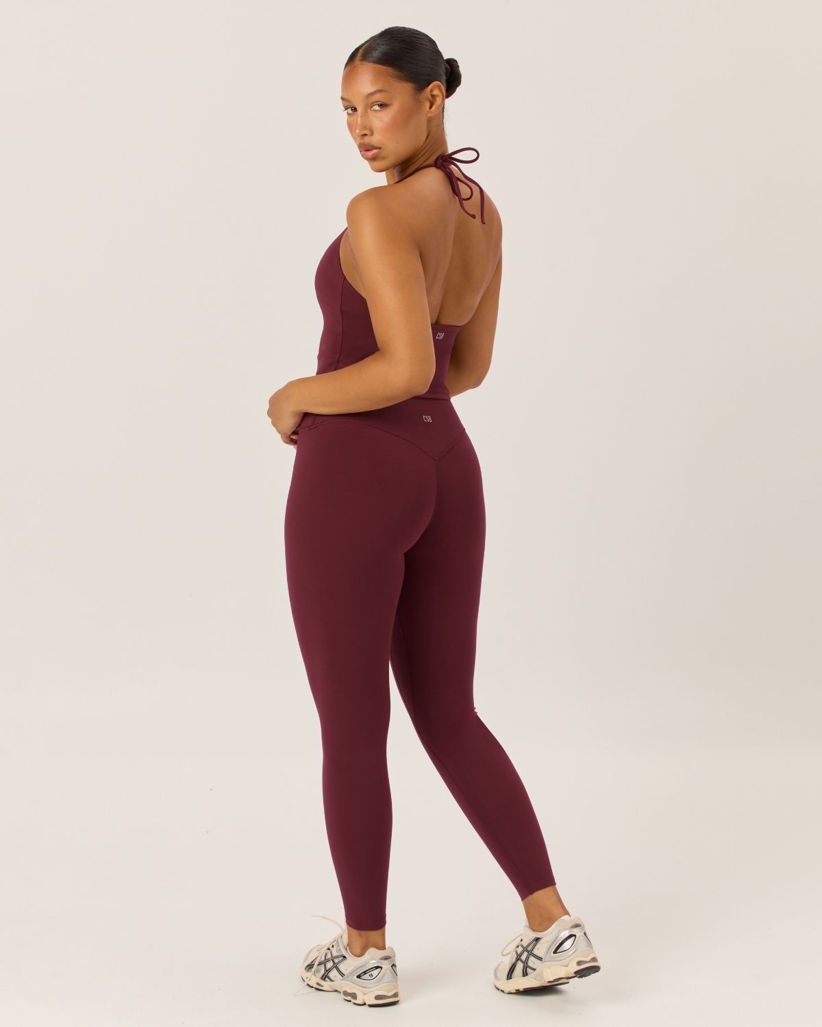 CSB Serenity Invisible Scrunch Leggings | Burgundy