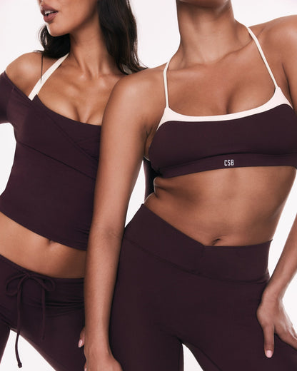 CSB Form Gia Crop | Espresso Two Tone