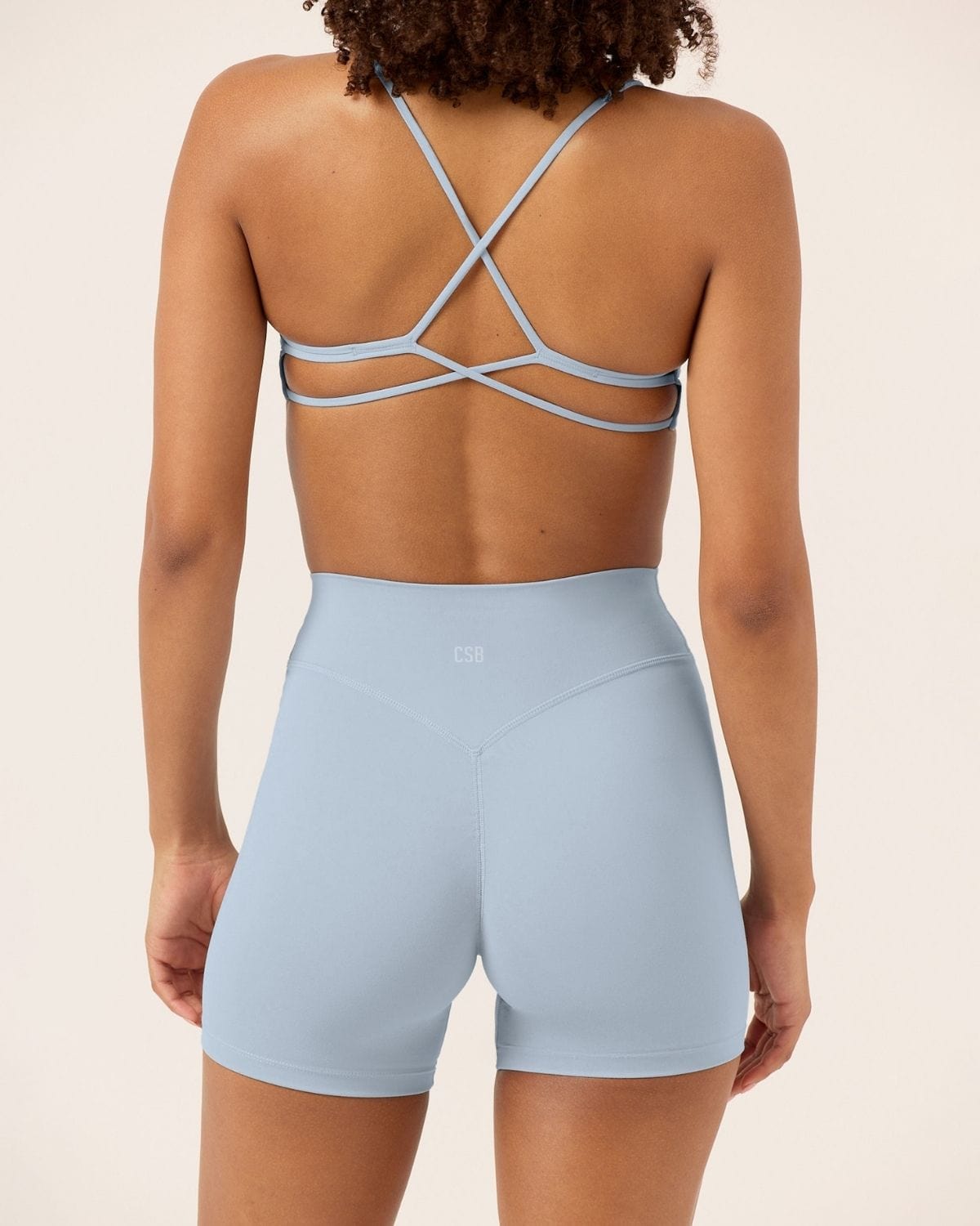 CSB Form Hailey Crop | Dusty Blue