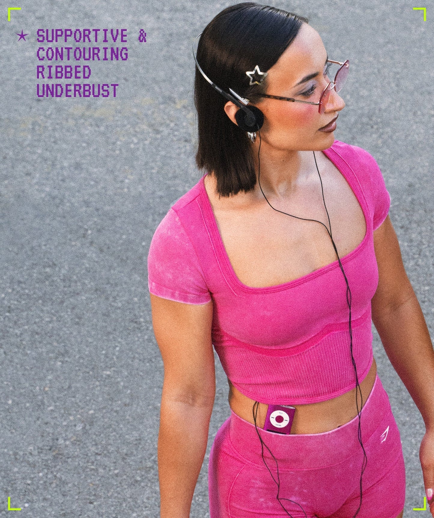 Gymshark x Bratz Crop Top Pink