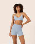 CSB Form Hailey Crop | Dusty Blue
