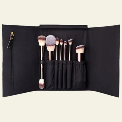 Hourglass Vegan Travel Brush Set – Vegan Seyahat Fırça Seti (7 Parça)