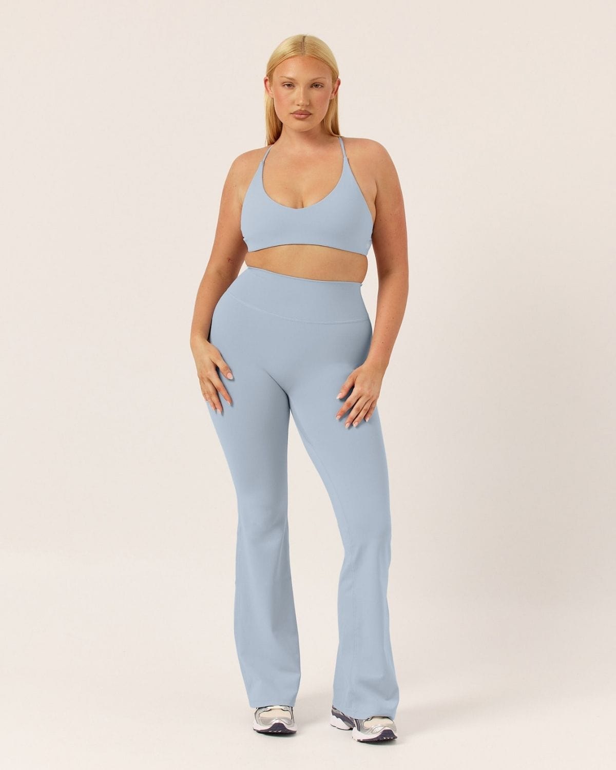 CSB Form Hailey Crop | Dusty Blue