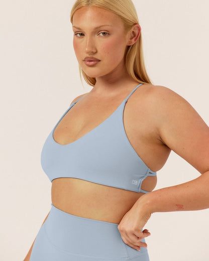 CSB Form Hailey Crop | Dusty Blue