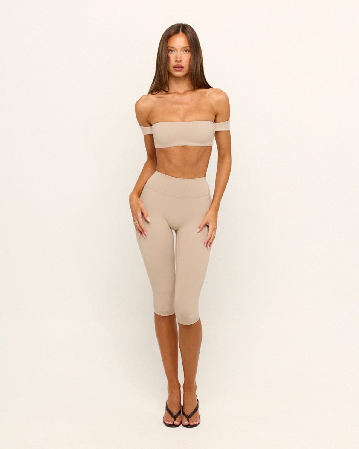 CSB Form Invisible Scrunch Capri Leggings | Fawn