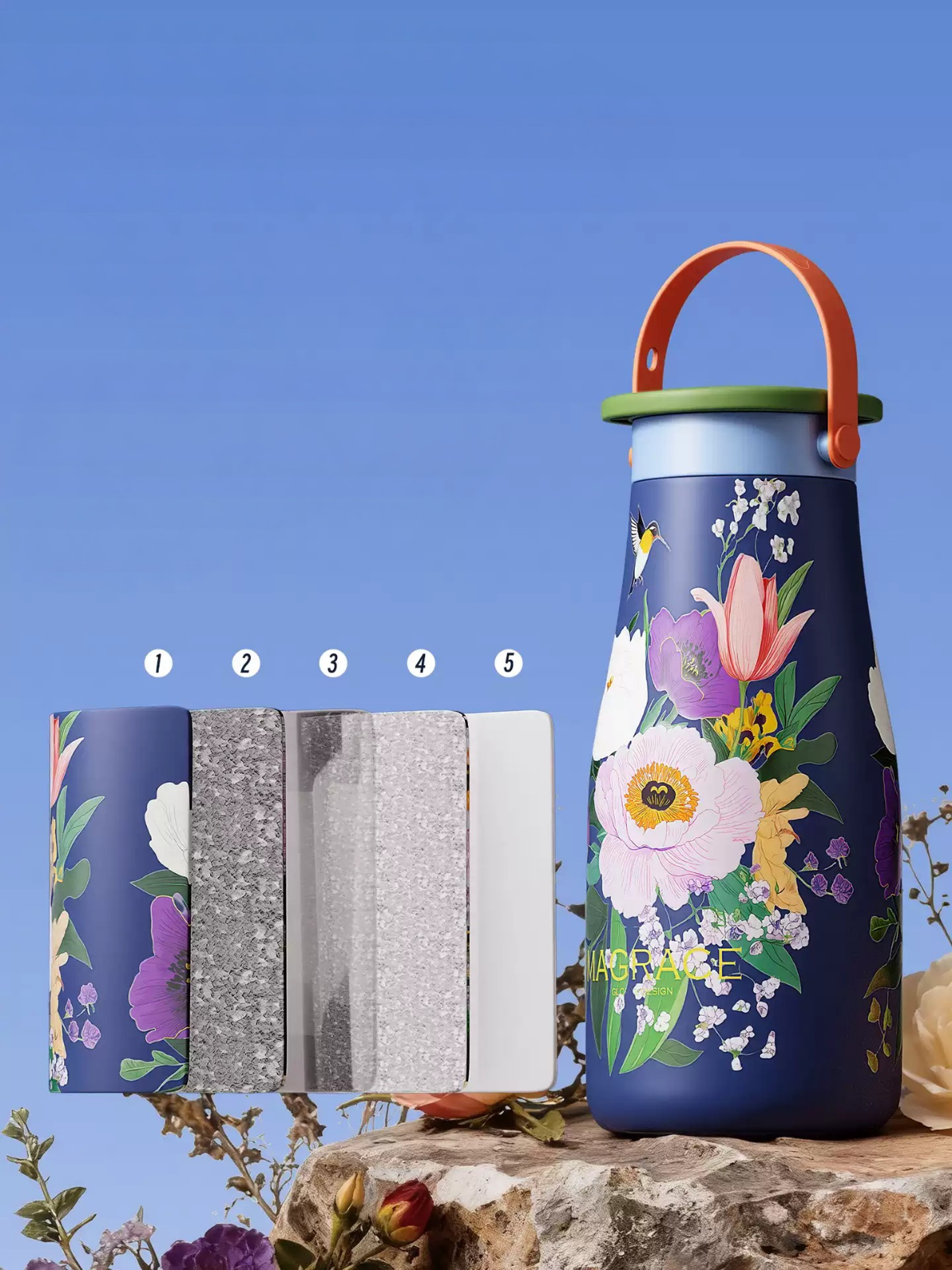 Magrace Flower Thermos 750 ml