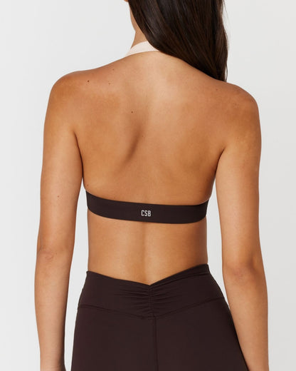 CSB Form Alani Crop | Espresso Two Tone