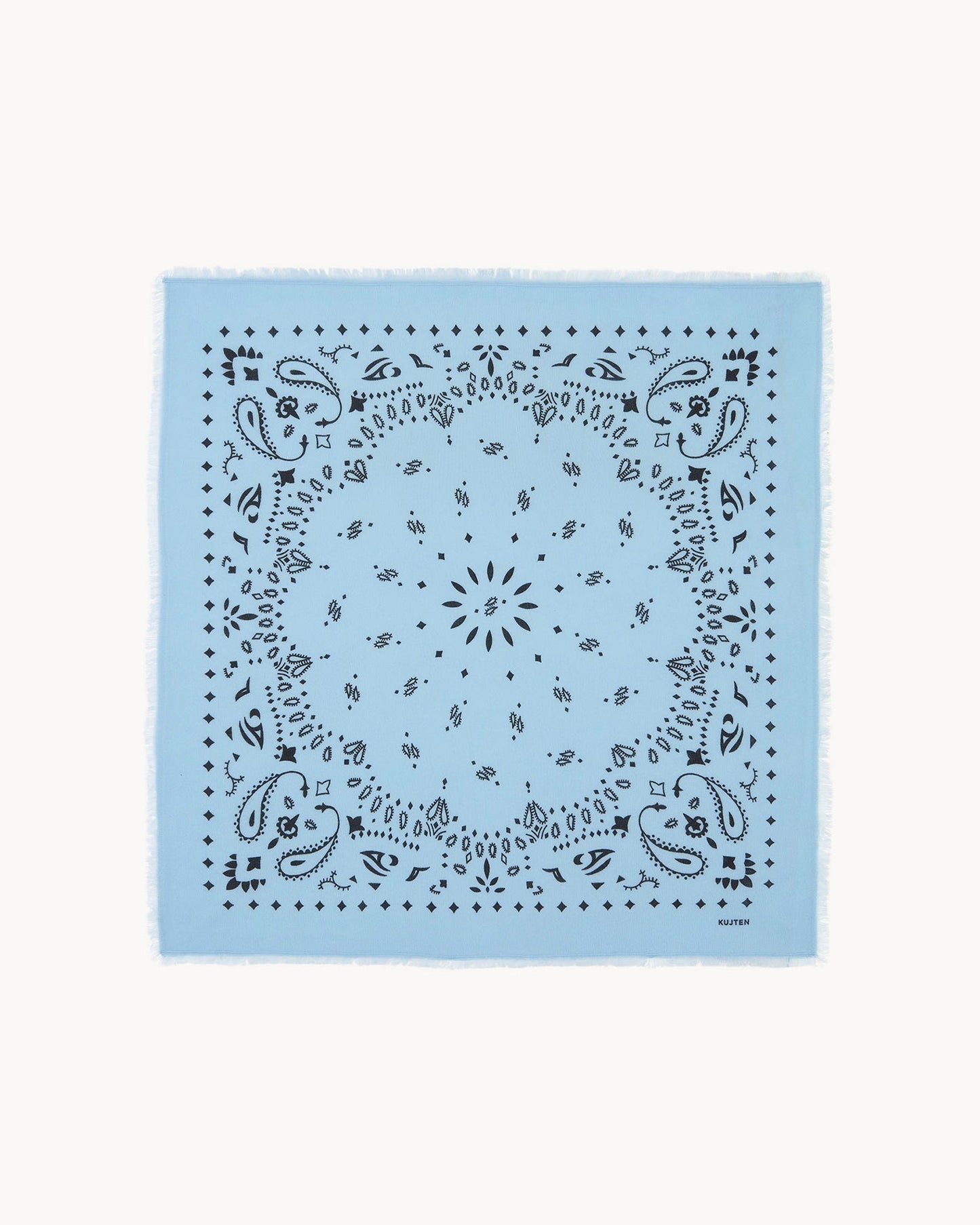Grand Bandana Hachiko bleu zéphir