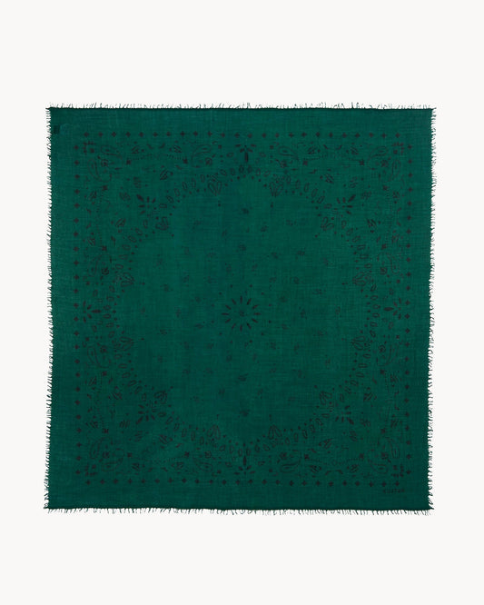 Très Grand Bandana Effy vert foret