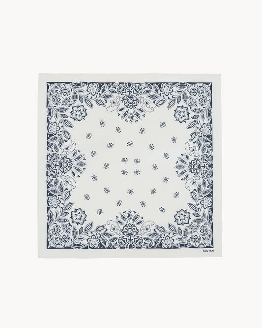 Grand Bandana Helia blanc