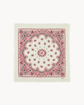 Grand Bandana Hachiko Western rouge corail