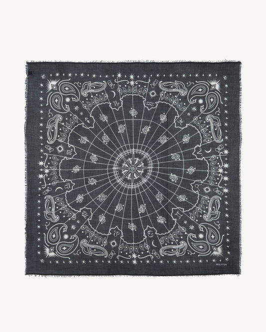 Très Grand Bandana Effy Astro noir