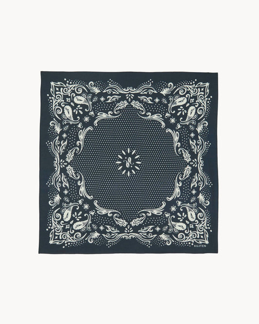 Grand Bandana Helia Dot noir