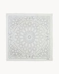 Très Grand Bandana Effy Zellige blanc