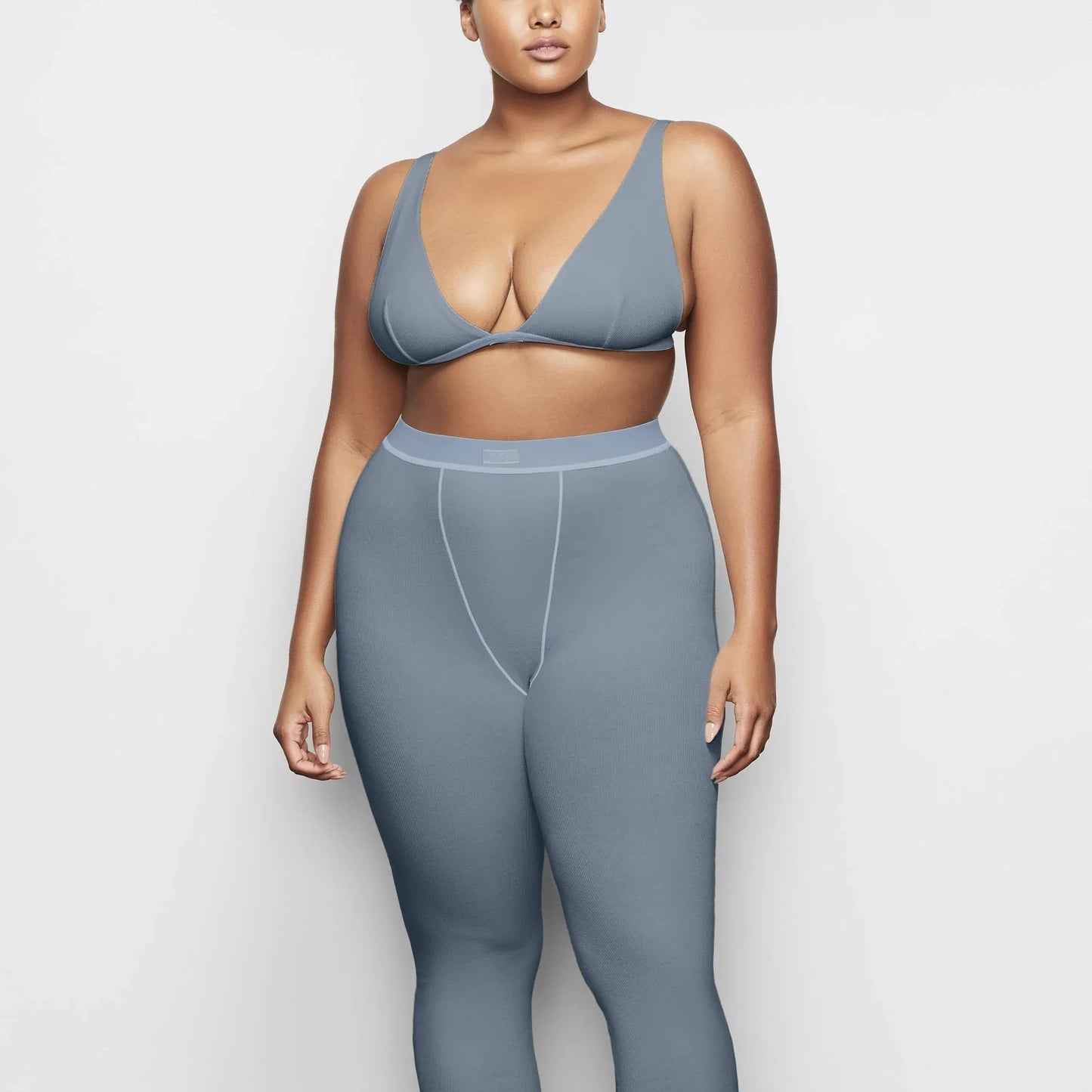 Skims Cotton Rib Legging Kyanite