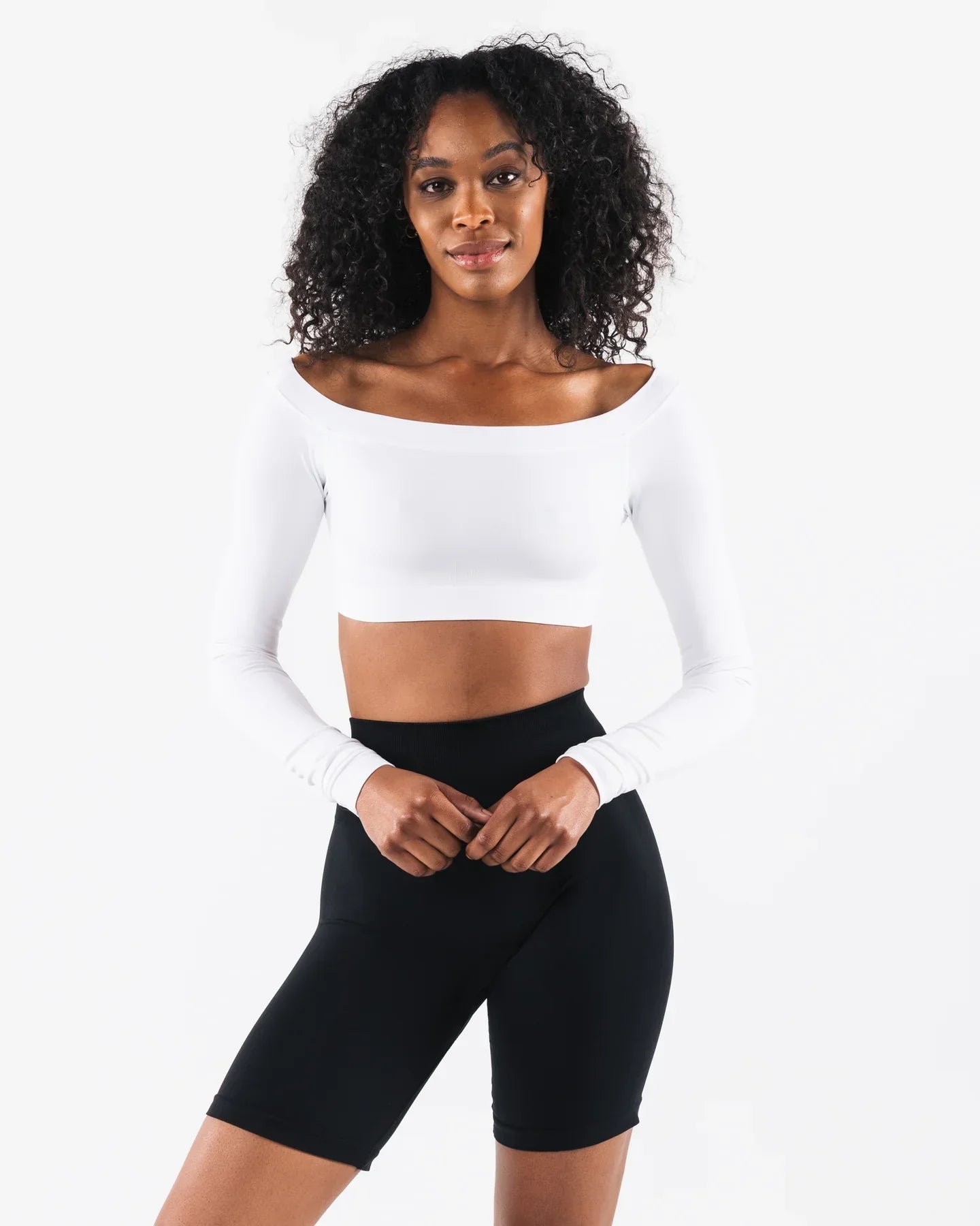 Amplify Halley LS - White | TANK | Alphalete