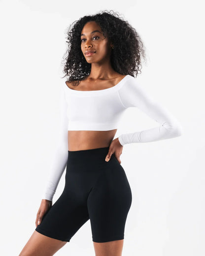 Amplify Halley LS - White | TANK | Alphalete