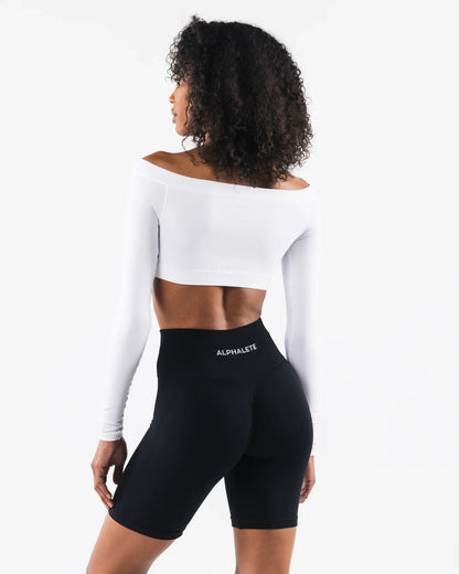Amplify Halley LS - White | TANK | Alphalete