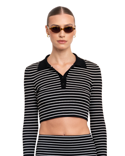 Aria - Yellow Tortoise Sunglasses